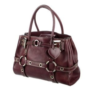 Luella purse / handbag Leather, burgundy
